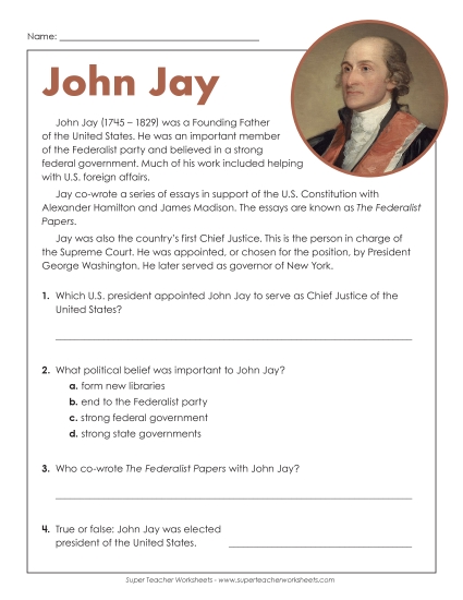 Biographies - John Jay Biographies - John Jay
