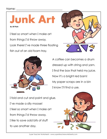 Poems - Junk Art (Poem) Poems - Junk Art (Poem)