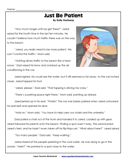 Fiction Stories - Just Be Patient Fiction Stories - Just Be Patient