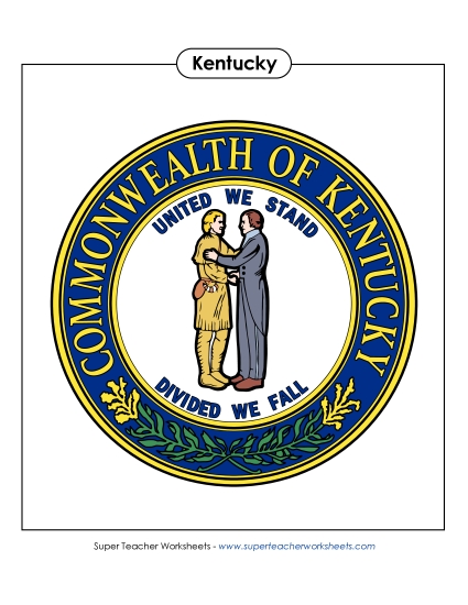 Flags & Seals - Kentucky State Seal (Full-Color Version)