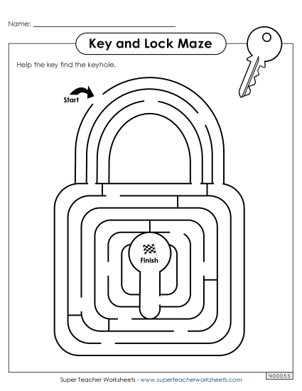 Medium - Key and Lock Maze Medium - Key and Lock Maze