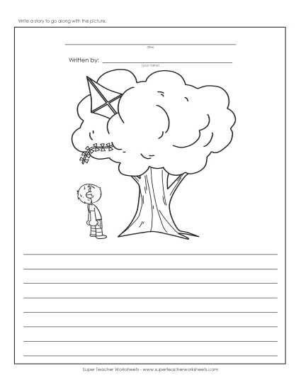 Story Pictures - Kite in the Tree
