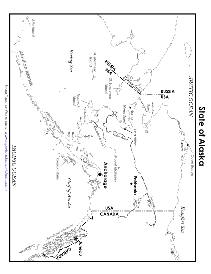 Maps - Labeled Alaska Map Maps - Labeled Alaska Map
