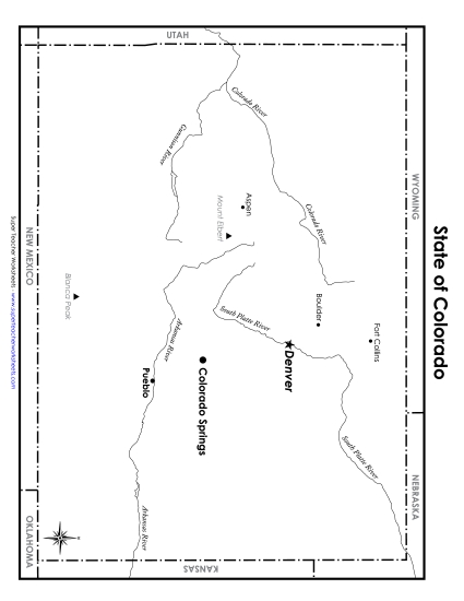 Maps - Labeled Colorado Map Maps - Labeled Colorado Map