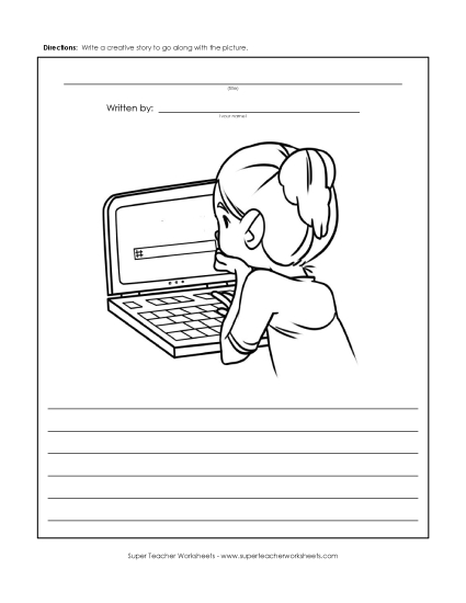 Story Pictures - Laptop Girl Story Pictures - Laptop Girl