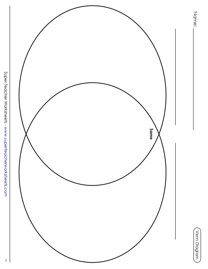 Blank Venn Diagrams - Large Blank Venn Diagram Template Blank Venn Diagrams - Large Blank Venn Diagram Template