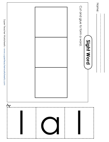Large Cut-and-Glue: All Large Cut-and-Glue: All