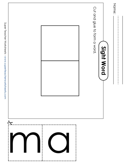 Large Cut-and-Glue: Am