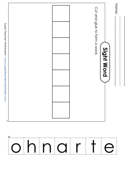 Large Cut-and-Glue: Another Large Cut-and-Glue: Another
