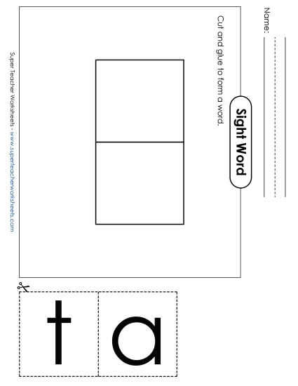 Large Cut-and-Glue: At