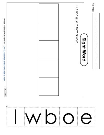 Large Cut-and-Glue: Below Large Cut-and-Glue: Below
