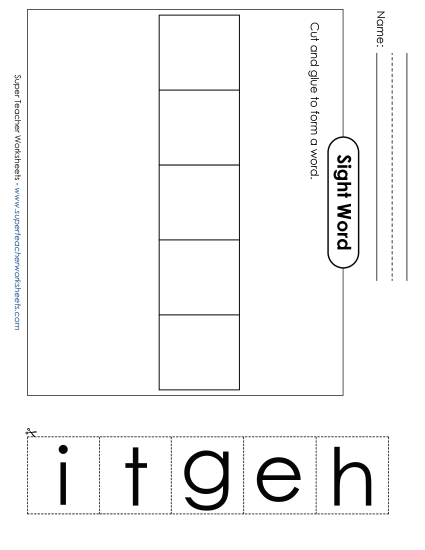 Large Cut-and-Glue: Eight Large Cut-and-Glue: Eight