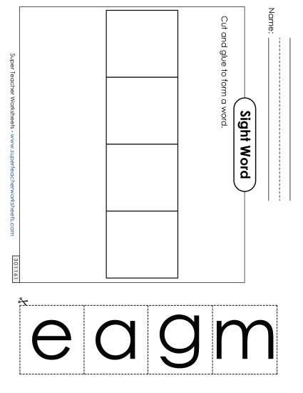 Large Cut-and-Glue: Game Large Cut-and-Glue: Game