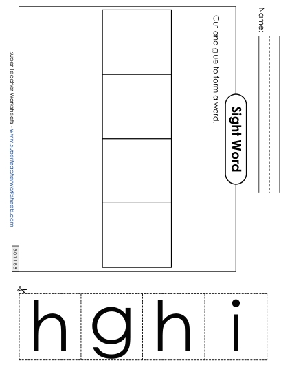 Large Cut-and-Glue: High Large Cut-and-Glue: High