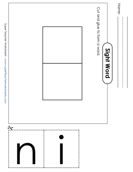 Large Cut-and-Glue: In Large Cut-and-Glue: In