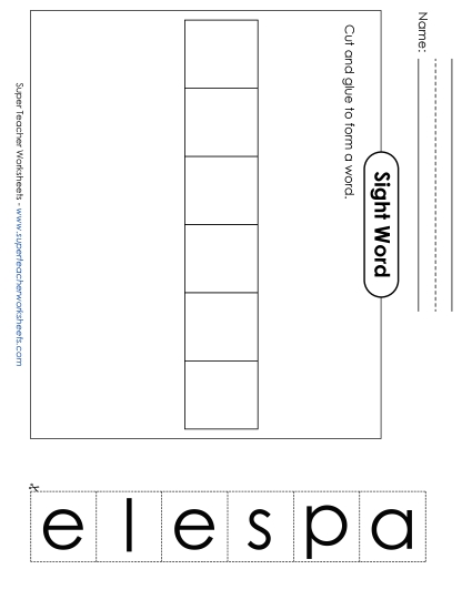 Large Cut-and-Glue: Please Large Cut-and-Glue: Please