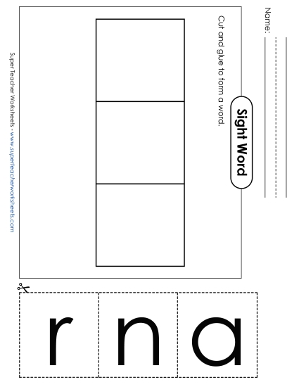Large Cut-and-Glue: Ran