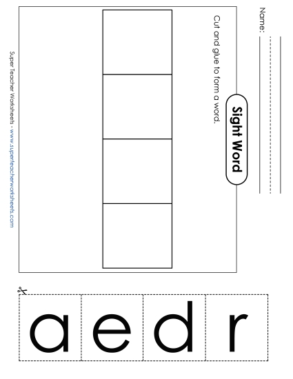 Large Cut-and-Glue: Read