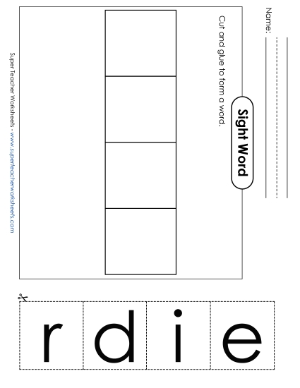 Large Cut-and-Glue: Ride Large Cut-and-Glue: Ride