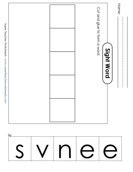 Large Cut-and-Glue: Seven