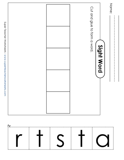 Large Cut-and-Glue: Start Large Cut-and-Glue: Start