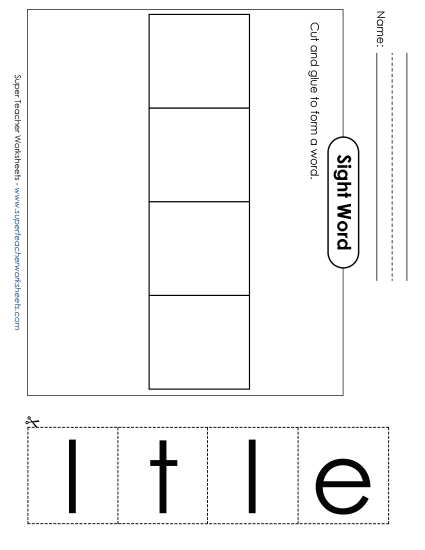 Large Cut-and-Glue: Tell Large Cut-and-Glue: Tell