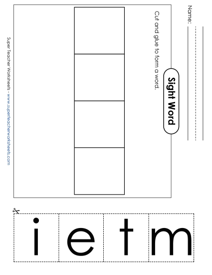 Large Cut-and-Glue: Time