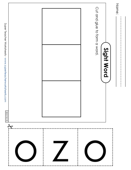 Large Cut-and-Glue: Zoo Large Cut-and-Glue: Zoo