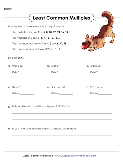 LCM of 2 Numbers - Least Common Multiple 4 LCM of 2 Numbers - Least Common Multiple 4
