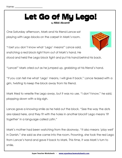Nonfiction Articles - Let Go of My Lego! (Fiction with Facts) Nonfiction Articles - Let Go of My Lego! (Fiction with Facts)