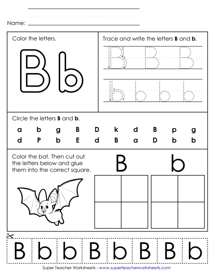 Letter B: Mixed Skills - Letter B - Mixed Skills (Basic)
