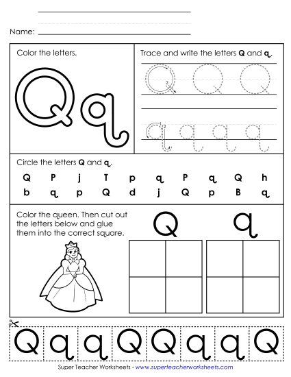 Letter Q: Mixed Skills - Letter Q - Mixed Skills (Basic) Letter Q: Mixed Skills - Letter Q - Mixed Skills (Basic)