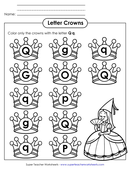 Letter Recognition - Letter Q q Recognition - Queen (Straight Q) Letter Recognition - Letter Q q Recognition - Queen (Straight Q)