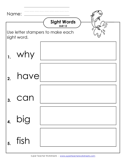 Worksheets - Letter Stampers (Unit 12) Worksheets - Letter Stampers (Unit 12)