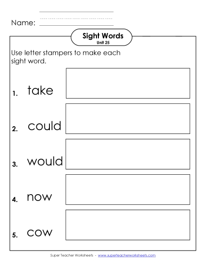 Worksheets - Letter Stampers (Unit 25) Worksheets - Letter Stampers (Unit 25)