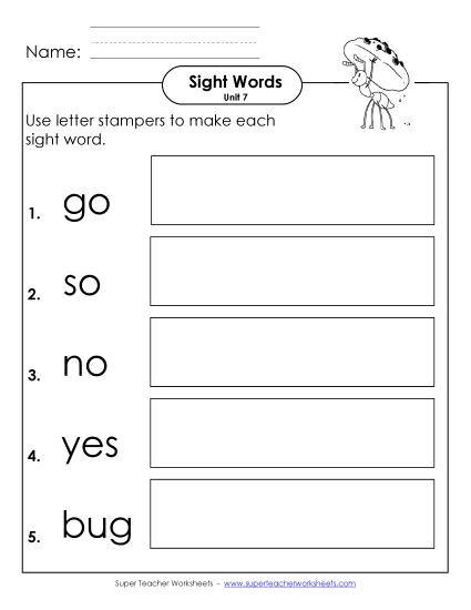 Worksheets - Letter Stampers (Unit 7) Worksheets - Letter Stampers (Unit 7)