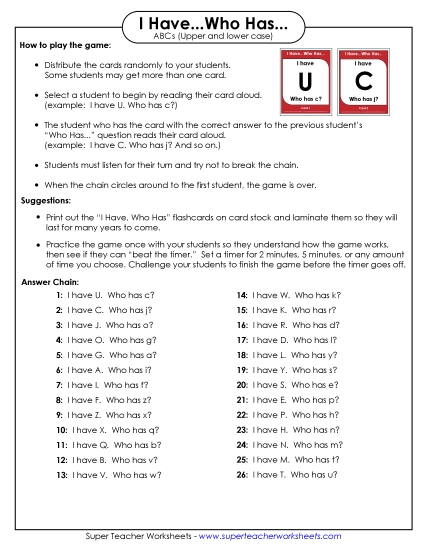 Letters of the Alphabet - Letters (Upper and Lower Case)