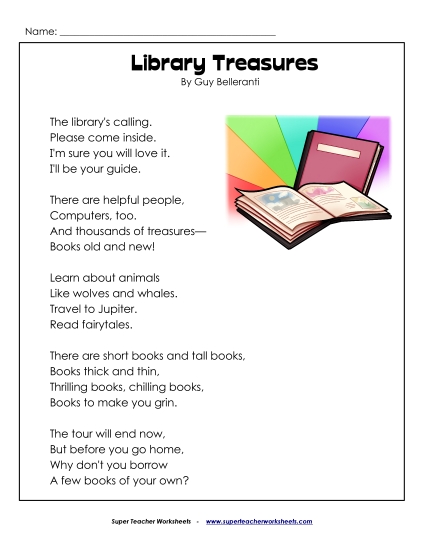 2nd Grade Poems - Library Treasures
