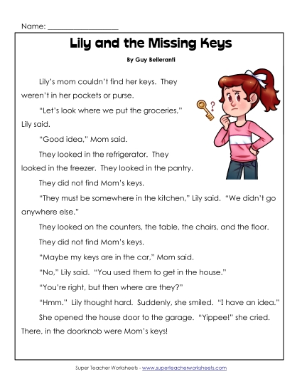 Lily and the Missing Keys Lily and the Missing Keys
