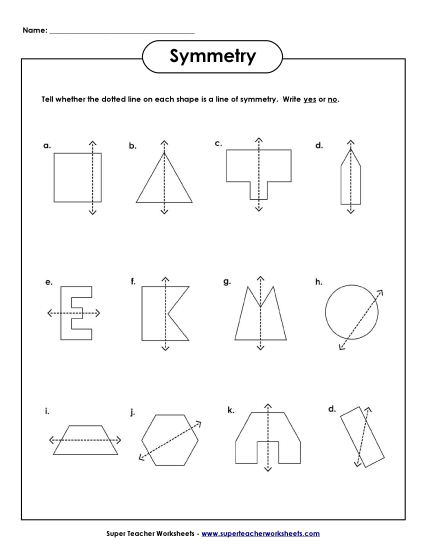 Lines of Symmetry 