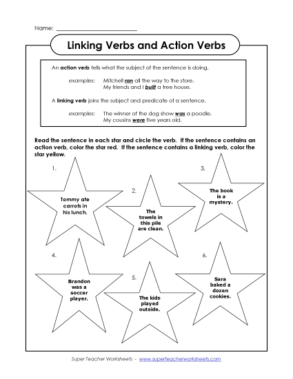 Linking Verbs - Linking Verbs versus Action Verbs Linking Verbs - Linking Verbs versus Action Verbs