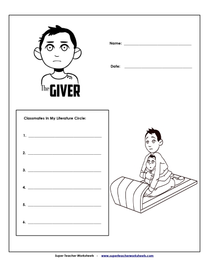 Literature Circles - Lit. Circle Cover Page