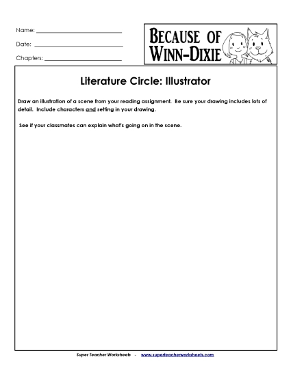 Literature Circles - Lit. Circle: Illustrator Literature Circles - Lit. Circle: Illustrator