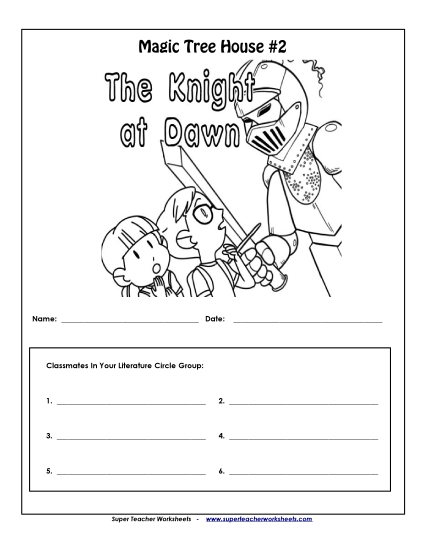 Knights at Dawn Literature Circles - Lit Circles: Cover Page