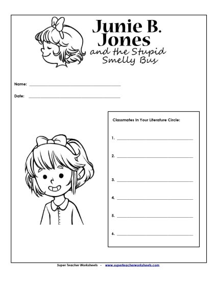 Junie B. Jones Literature Circles - Lit. Circles: Cover