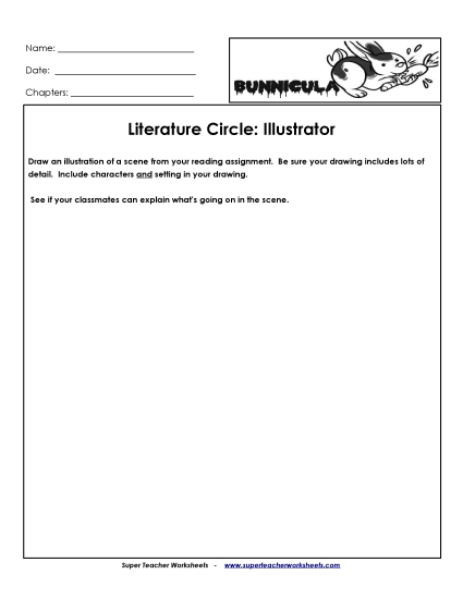Literature Circles - Lit Circles: Illustrator