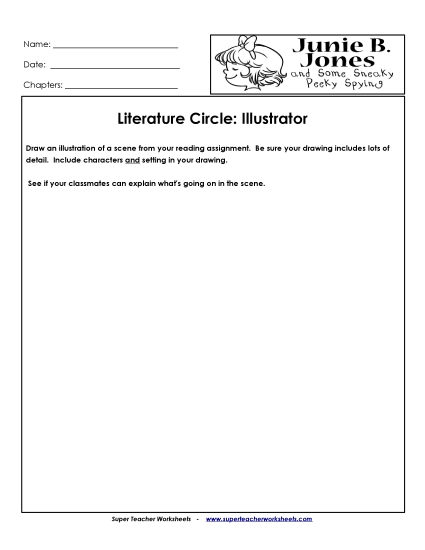 Literature Circles - Lit. Circles: Illustrator Literature Circles - Lit. Circles: Illustrator