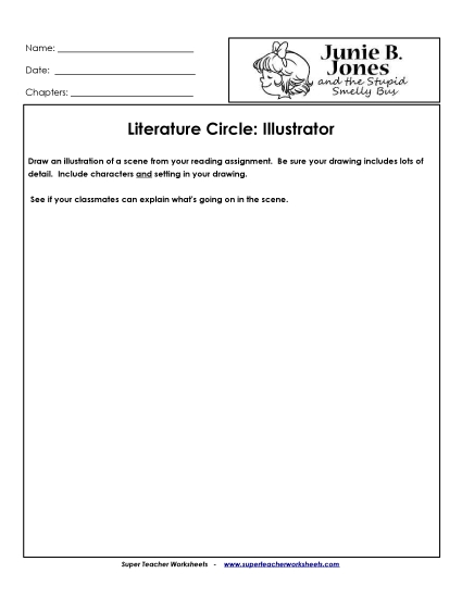 Junie B. Jones Literature Circles - Lit. Circles: Illustrator