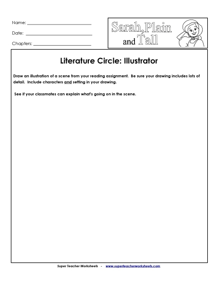 Literature Circles - Literature Circles: Illustrator Literature Circles - Literature Circles: Illustrator