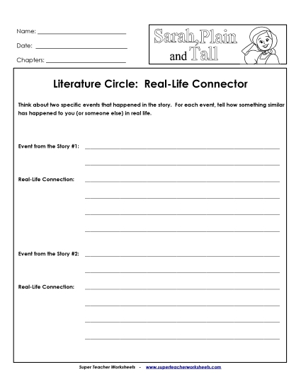 Literature Circles - Literature Circles: Real-Life Connector